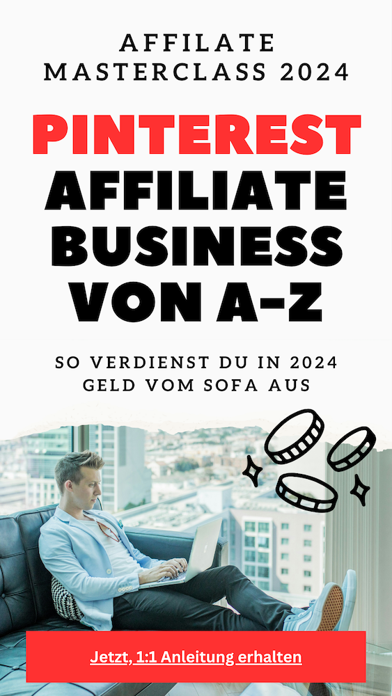 Masterclass 2024: Starte dein Pinterest Affiliate Business von A-Z